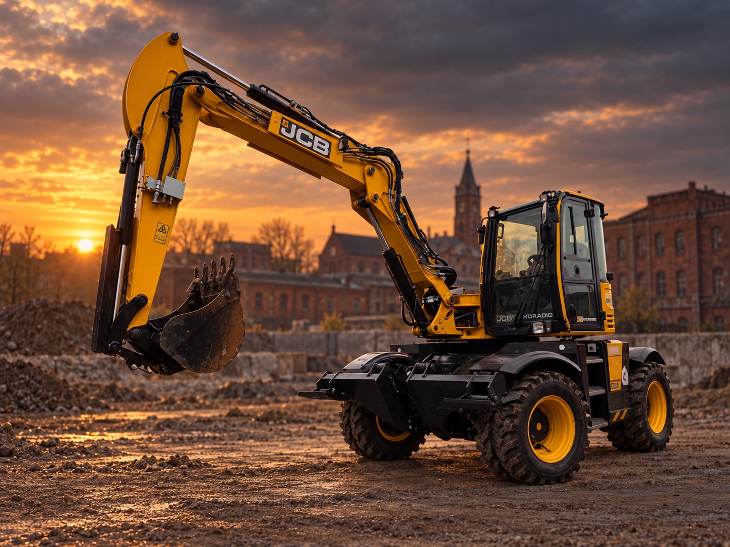 JCB Hydradig 110W — визуализация модели