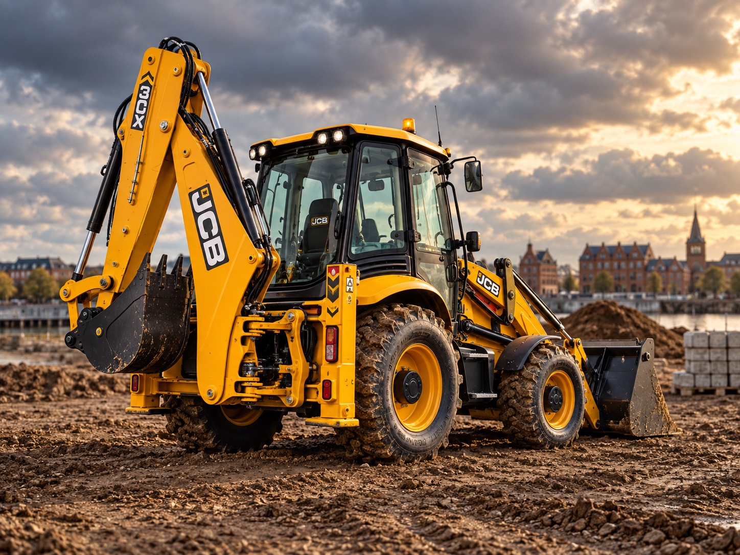 Экскаватор-погрузчик JCB 3CX, вид 2