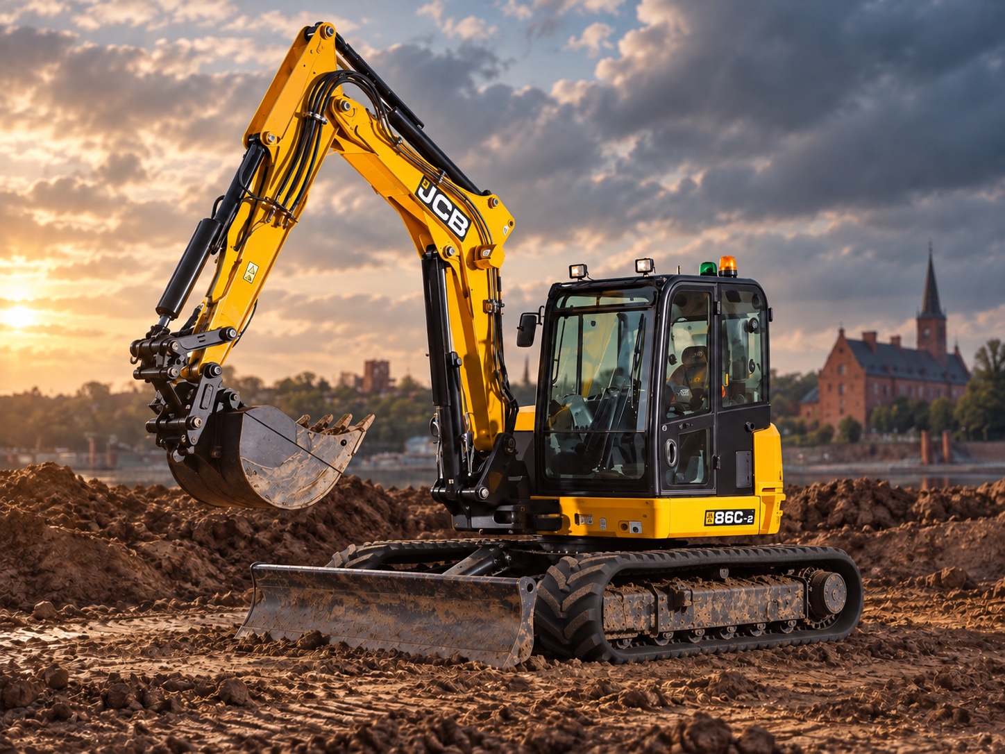 JCB 86C-2 — визуализация модели