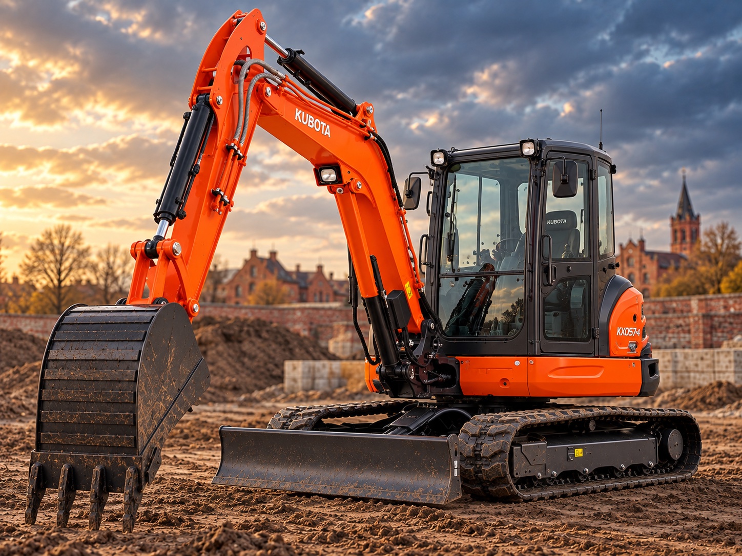 Kubota KX57, вид 2
