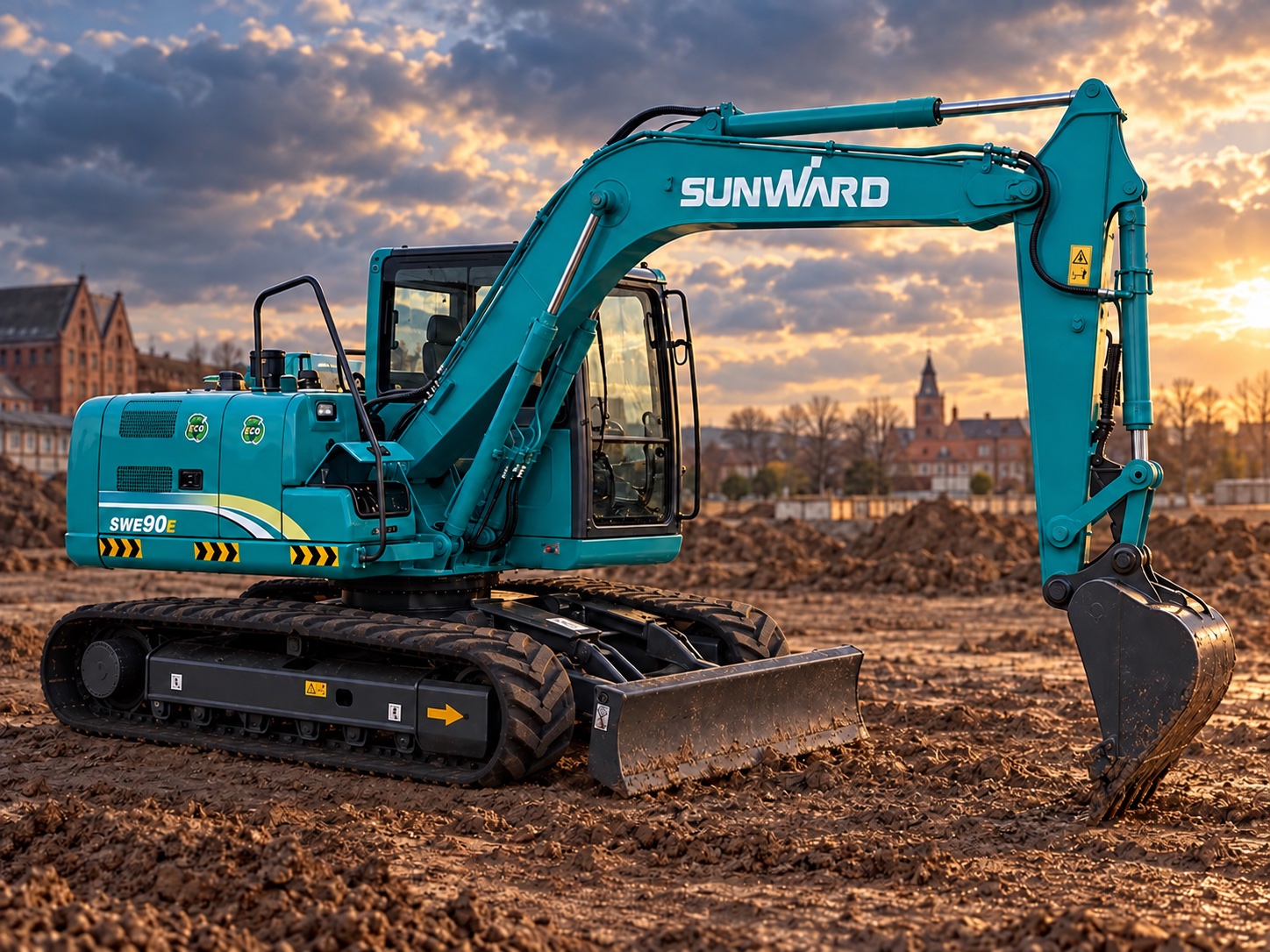 Sunward SWE90E — визуализация модели