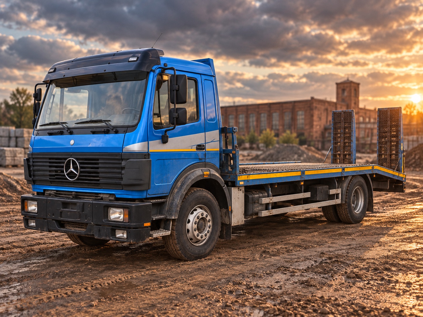 Mercedes-Benz 1424 — визуализация модели