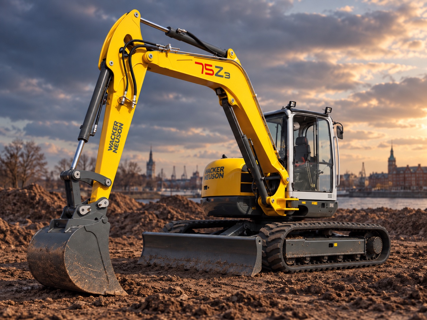 Wacker Neuson 75Z3 — визуализация модели